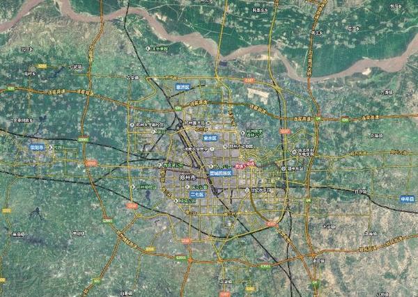 鄭州衛(wèi)星地圖最新版，古都的航天視角探索