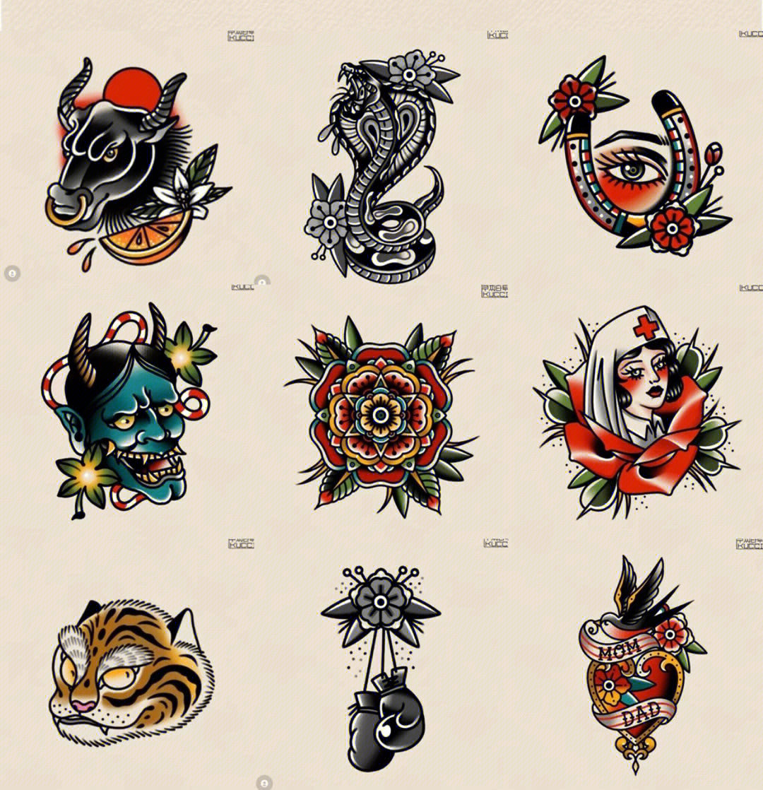 時(shí)尚潮流展現(xiàn)，最新紋身圖案設(shè)計(jì)精選