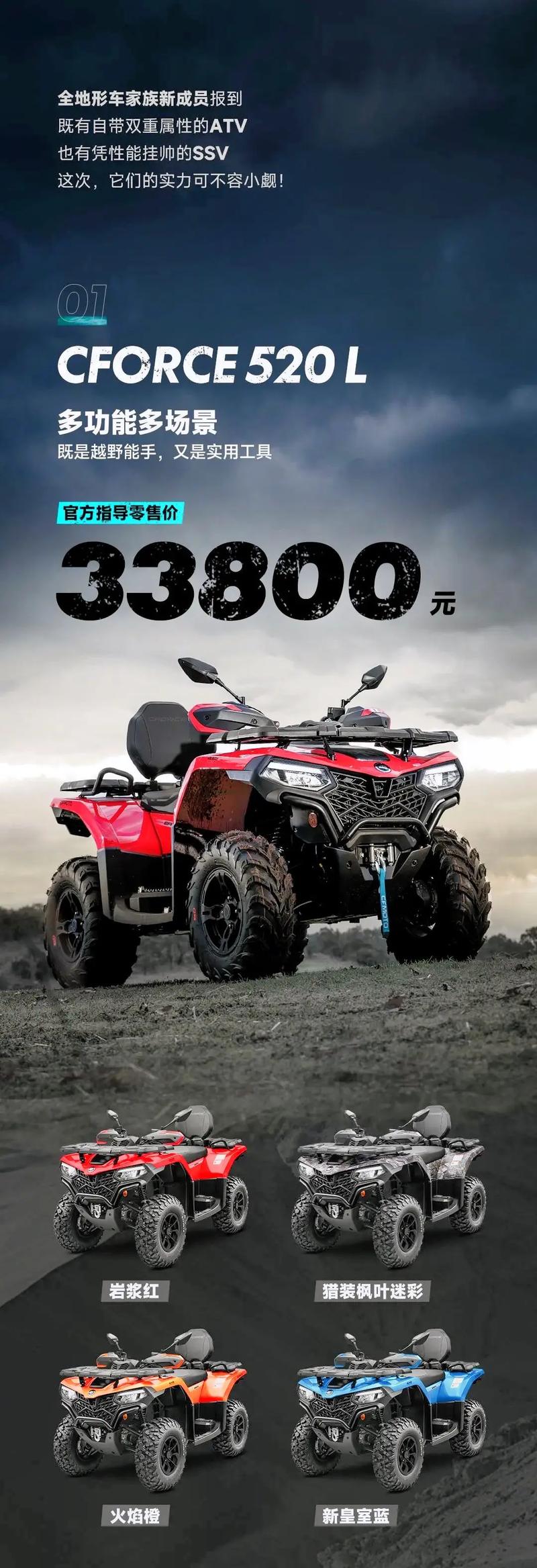 最新全地形車，越野的極致體驗